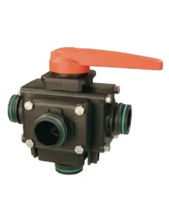 Arag - 453055S66 - Kugelhahn 5-Wege T6