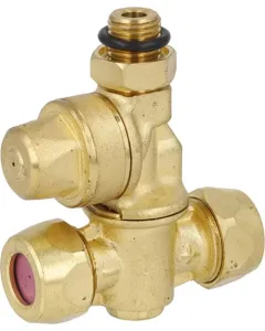 Arag - F20002A - Doppel-Messingdüsenhalter 1,0/1,2