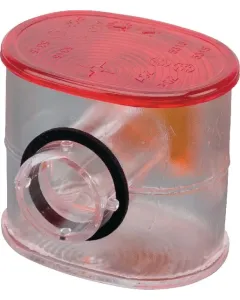 Aspöck - 188136007 - Leuchtlinse Orange/Rot/Klar Aspöck