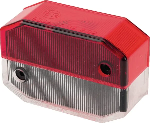 Aspöck - 188165037 - Lichtlinse Rot/Weiss LH/RH/Hinten Aspöck
