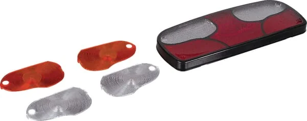 Aspöck - 188520002 - Leuchtlinse, Gelb/Rot/Transparent Links/Rechts/Hinten Aspöck