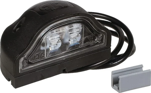 Aspöck - 363604007 - Kennzeichenleuchte LED Rechteckig 24V Transparent Aufschraubbar 100x60mm Regpoint I von Aspöck – Hinten