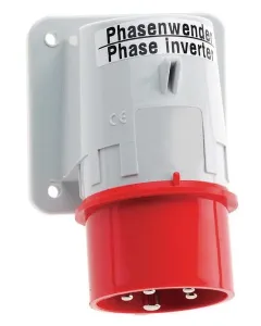 Bals - B002602 - Cee-Maschinenstecker 16A 5P 400V IP44, Phaseninverter
