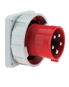 Bals - B002838 - Cee-Maschinenstecker mit Flansch 63A 5P 400V IP67