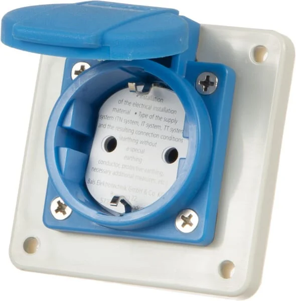 Bals - B071105 - Einbausteckdose 3P 250V 75x75