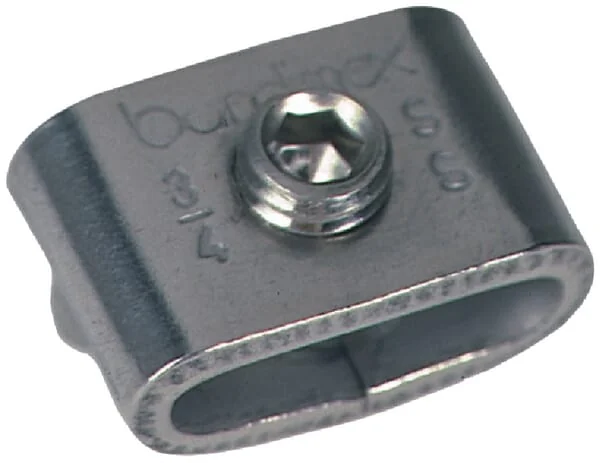 Bandimex - S722 - Schraubschnalle Edelstahl 9,5mm
