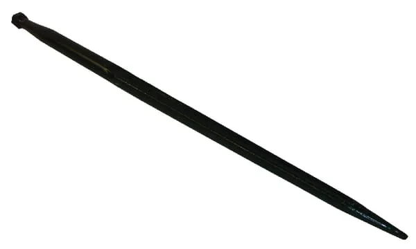 Battista Porteri - FT2103 - Ladeschaufelzinke, Gerade, Doppel-T-Profil 36x900mm, Spitzzinke Mit M22x1,5mm Mutter, Schwarz, Battista Porteri