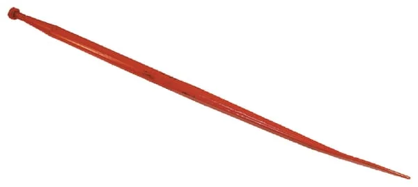 Battista Porteri - FT9 - Laderzinke, Gerade, Quadratischer Querschnitt 36x1100mm, Flachzinke Mit M20x1,5mm-Mutter, Rot, Battista Porteri