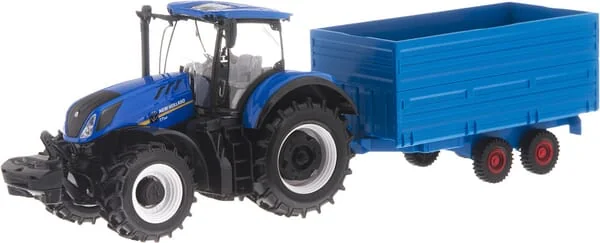 Bburago - BB1844067 - New Holland T7.315 Mit Heuanhaenger