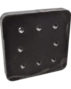 Bernhofer Gesenkschmiede - 3002929 - Aufschweiss-Montageplatte 110x100mm 8x M16