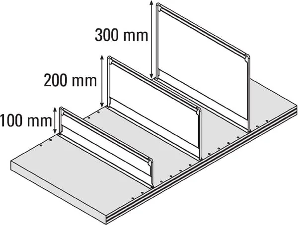 Bito - FTB52M - Trennwaende 200x500mm