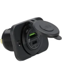 Blaupunkt - GSM052 - USB-C + USB-A-Buchse 12/24V Unterputz