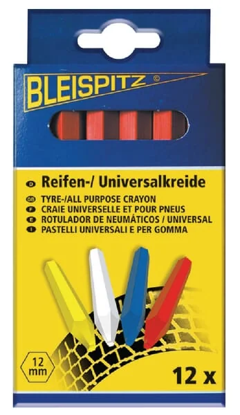 Bleispitz - HG0303 - Reifenkreide Weiss a 12 Stueck