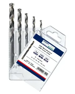 Bohrcraft - 11291330005 - Bohrersatz Links HSS-G 4-10mm 5 Stueck