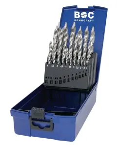 Bohrcraft - 12021330025 - Bohrerset 25-tlg. HSS-DIN 338-G Turbo Step