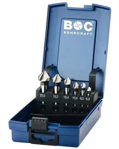 Bohrcraft - 17001330005 - Komplett-Senksatz, 5-Teilig 6,3-25