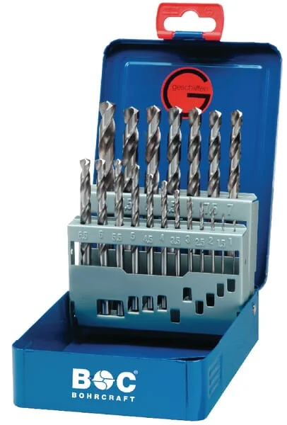 Bohrcraft - SE1466BOH - Metallbohrer-Satz 19-tlg.