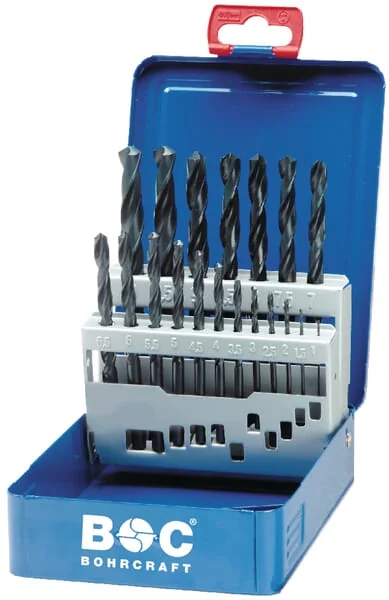 Bohrcraft - SE1466EBOH - Metallbohrer-Satz 1-10mm 19-tlg.