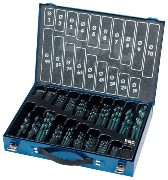 Bohrcraft - SE170R - Metall-Spiralbohrer-Set 170-Teilig