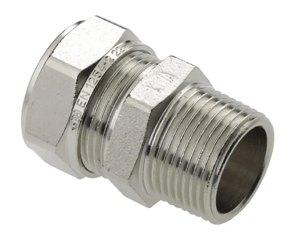Bonfix - 82741AN - Kompressionsfitting 1/2"x15mm Vernickelt