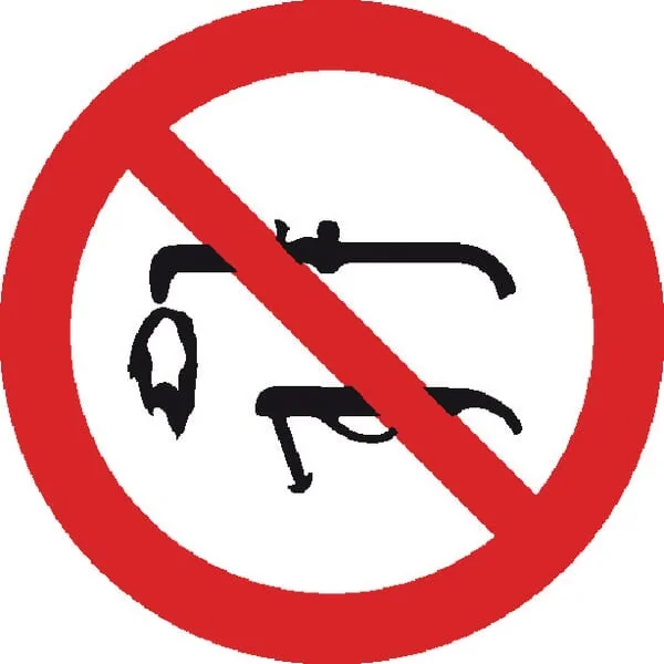 Brady - WB250021 - Aufkleber Verbotsschild Kein Schweissen Diameter 100mm Brady
