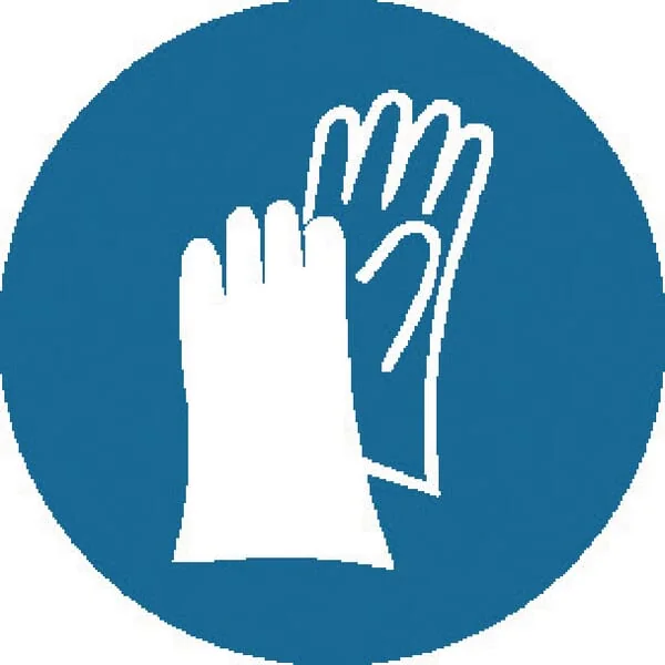 Brady - WB250111 - Aufkleber Gebotszeichen PSA Handschuhe Diameter 200mm Brady