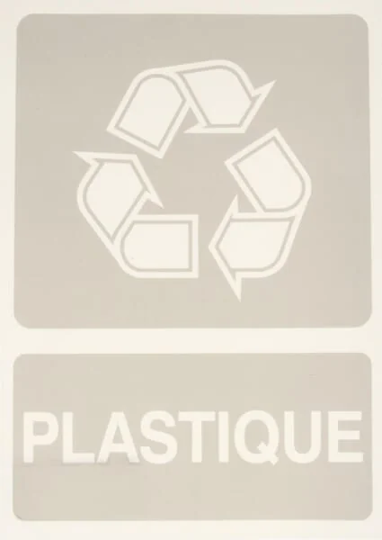 Brady - WB251294FR - Aufkleber Zusatzinformationsschild Recycling Kunststoff 210x297mm Brady