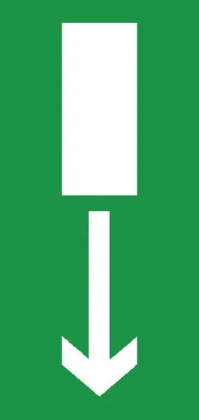 Brady - WB252415 - Schild Rettung 200x400mm Notausgang