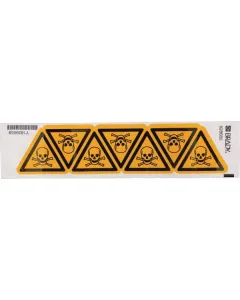 Brady - WB828685 - Aufkleber Warnschild Giftig 50x50mm Brady