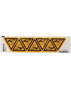 Brady - WB829721 - Aufkleber Warnschild Aetzend 50x50mm Brady