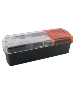 Britax - 900600LB - Richtungs- Und Positionsleuchte Halogen, Vorne, Rechteckig, 12/24V, Gelb/Weiss, Aufschraubbar, 186x66x55mm, Britax