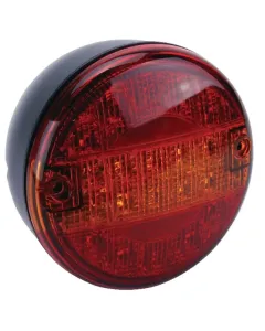 Britax - L1410L24V - Rückleuchte LED, Rund, 24V, Gelb/Rot, Aufschraubbar, Diameter 140mm
