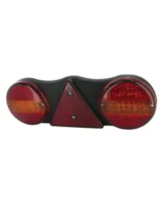 Britax - L14215L12V - Rückleuchte Links LED, Rechteckig, 12V, Gelb/Rot, Aufschraubbar, 424x75mm