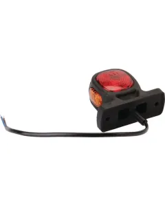 Britax - L450110LMV - Markierungsleuchte LED, Rund, 12/24V, Rot/Gelb/Transparent, Aufschraubbar