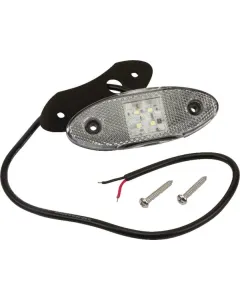 Britax - L4700LDV - Kennzeichenleuchte LED, Oval, 12/24V, Weiß, Aufschraubbar