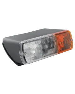 Britax - P905801 - Richtungs- Und Standleuchte LH Halogen, Vorne, Rechteckig, 24V, Weiß/Bernstein, Schraubbefestigung, 200x85x85mm