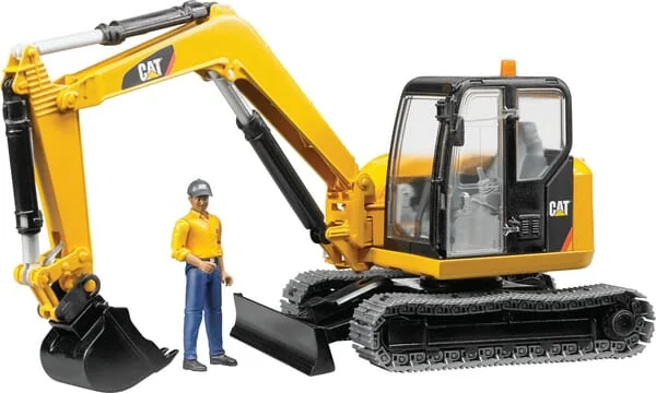 Bruder - U02466 - Mitarbeiter Am Minibagger Cat