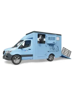 Bruder - U02674 - Mb Sprinter Tiertransporter Mit 1 Pferd