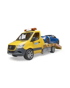 Bruder - U02675 - Mb Sprinter Transporter Mit Licht+Sound-Modul Und Bruder Roadster