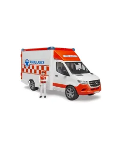 Bruder - U02676 - Mb Sprinter Rettungswagen Mit Fahrer Und Licht+Sound-Modul