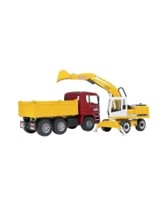 Bruder - U02751 - MAN Bau-Lkw Und Bagger