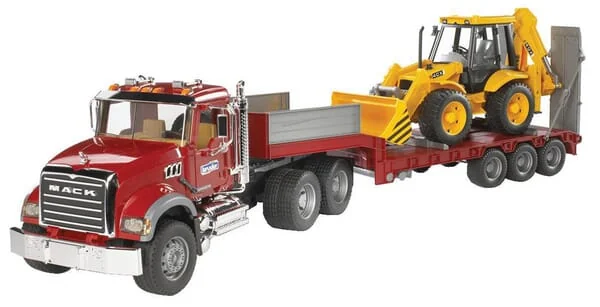 Bruder - U02813 - Mack Granite mit Tieflader