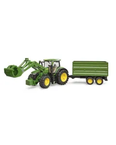 Bruder - U03155 - John Deere 7R 350 Mit Frontlader Und Anhaenger
