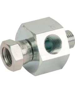 Burnett & Hillman - VNBW04M04 - Adapter Außengewinde/Innengewinde 1/4 Mit Messkupplung 1/4 BSP