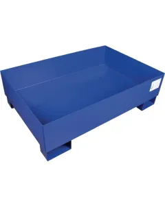 Cemo - 7582CEMO - Auffangwanne Stahl Blau 210 L Fassungsvermoegen 450 KG 1200x800x350mm Cemo