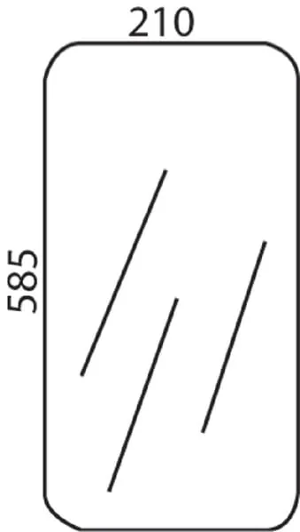 CNH - 5108667 - Windschutzscheibe Unten