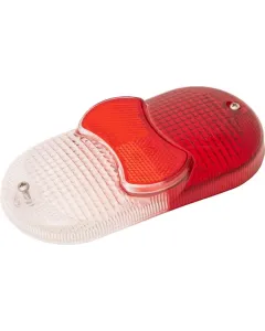 Cobo - 0212440200 - Leuchtenglas Transparent/Rot/Bernsteinfarben Rechteckig Hinten/Links