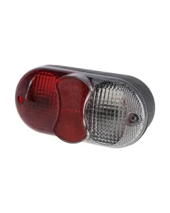 Cobo - 0212450000 - Rueckleuchte Rund 12/24V Bernstein/Rot Aufgeschraubt 162,5x AMP Stecker – Hinten Rechts