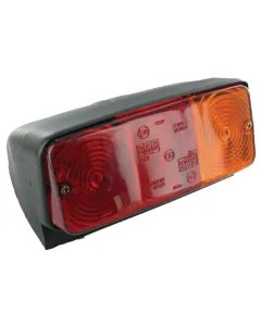Cobo - 02209000 - Rueckleuchte Rechteckig Rot/Bernstein Aufgeschraubt 4-Polig – Hinten Rechts