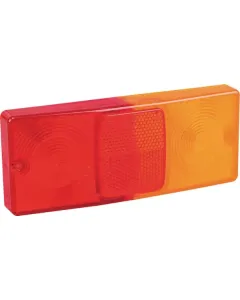 Cobo - 02728210 - Lichtlinse Rot/Bernstein Rechteckig 160x67x30mm Hinten/Links